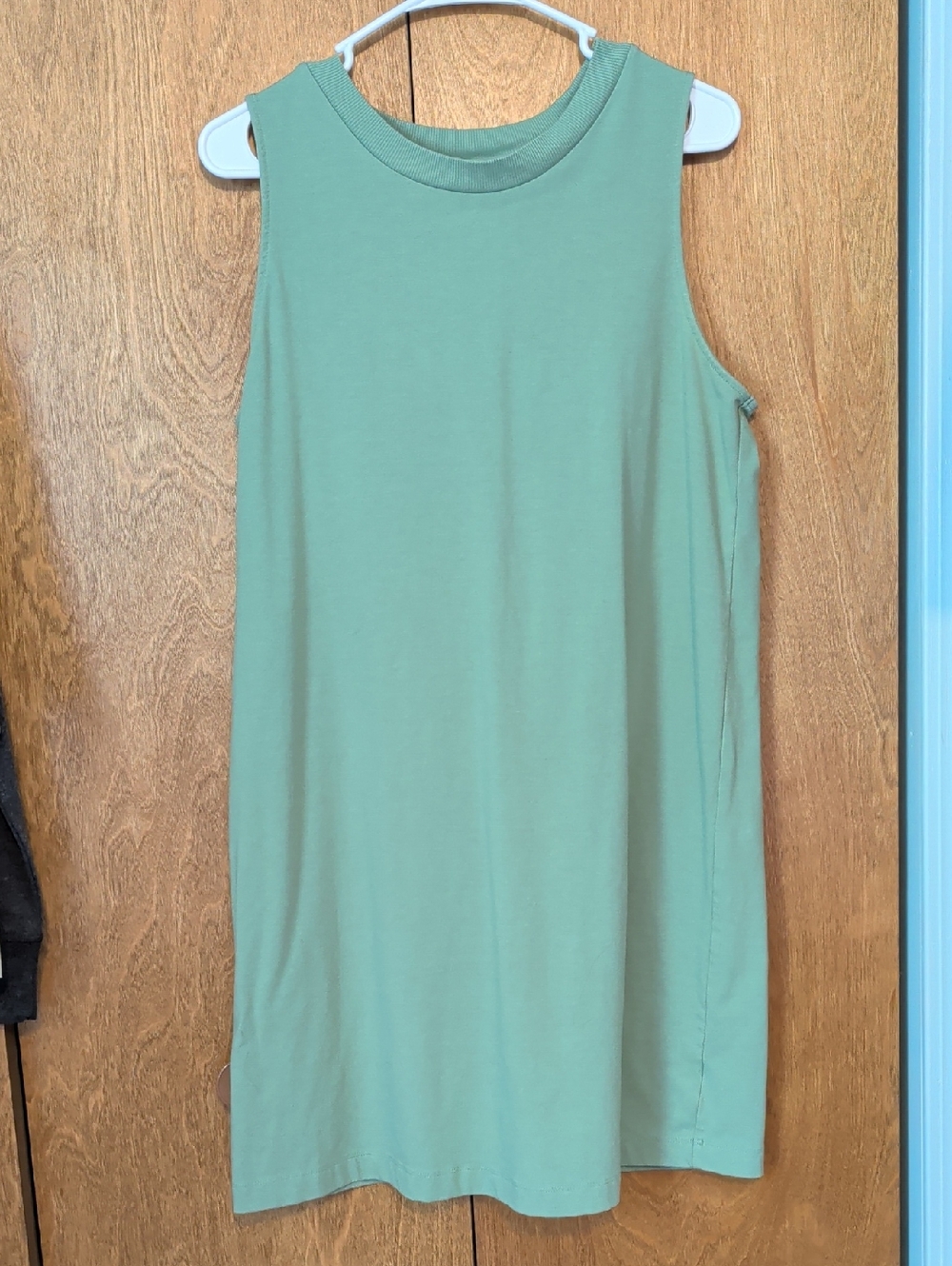 a new day Sage Green Sleeveless Midi Dress